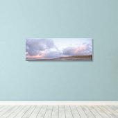 Impression sur toile de panorama de coucher de sol (Insitu (Plancher de Bois))