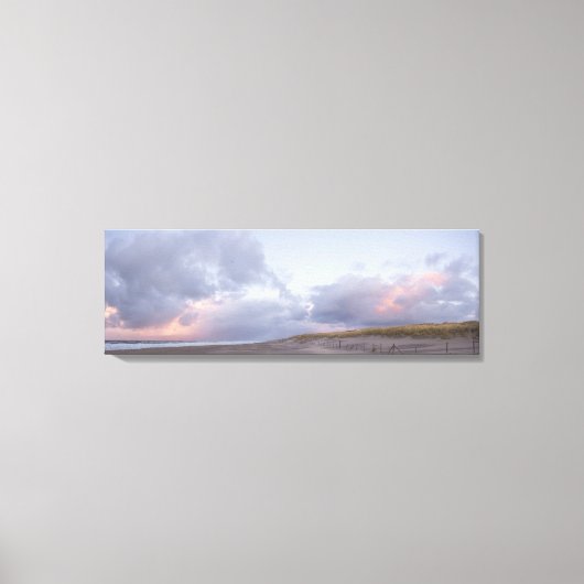 Impression sur toile de panorama de coucher de sol (Recto)