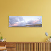 Impression sur toile de panorama de coucher de sol (Insitu(Salon))
