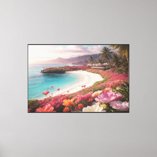 Impression sur toile de Paradise Beach (Recto)