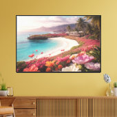 Impression sur toile de Paradise Beach (Insitu(Salon))
