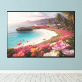 Impression sur toile de Paradise Beach (Insitu (Plancher de Bois))