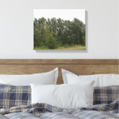 Impression sur toile de paysage de rangée d'arbres (Insitu(Chambre))