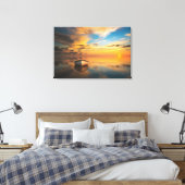 Impression sur toile de paysage panoramique (Insitu(Chambre))