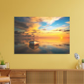 Impression sur toile de paysage panoramique (Insitu(Salon))