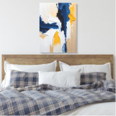 Impression sur toile de peinture abstraite moderne (Insitu(Chambre))