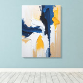 Impression sur toile de peinture abstraite moderne (Insitu (Plancher de Bois))