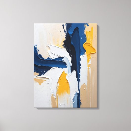 Impression sur toile de peinture abstraite moderne (Recto)