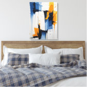Impression sur toile de peinture abstraite moderne (Insitu(Chambre))