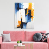 Impression sur toile de peinture abstraite moderne (Insitu(Salon))