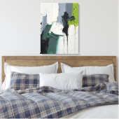 Impression sur toile de peinture abstraite moderne (Insitu(Chambre))