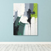 Impression sur toile de peinture abstraite moderne (Insitu (Plancher de Bois))