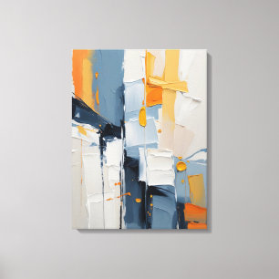 Impression sur toile de peinture abstraite moderne