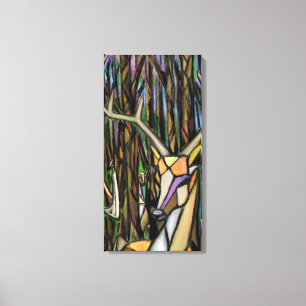 Impression sur toile de peinture de style cubisme