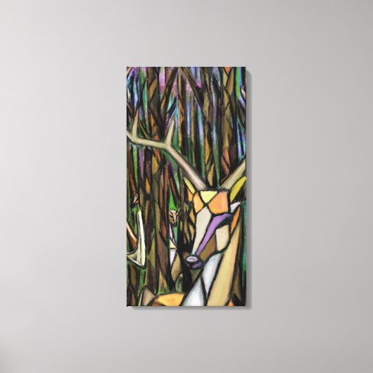 Impression sur toile de peinture de style cubisme  (Recto)