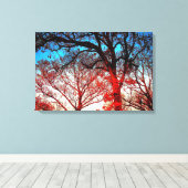 Impression sur toile de photo de chênes modernes (Insitu (Plancher de Bois))