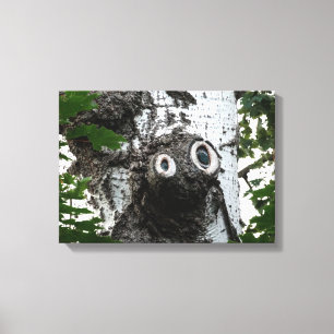 Impression sur toile de photo de visage magique d'