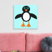 Impression sur toile de pingouin mignon (Insitu(Salon))