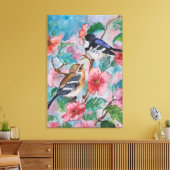 Impression sur toile de pinsons de printemps (Insitu(Salon))