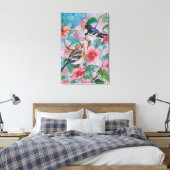 Impression sur toile de pinsons de printemps (Insitu(Chambre))