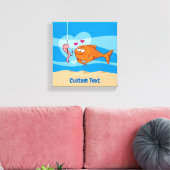 Impression sur toile de poisson et d'appât amoureu (Insitu(Salon))