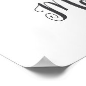 Impression sur toile de prénom avec monogramme M e (Coin)