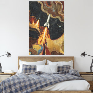 Impression sur toile de propulseurs