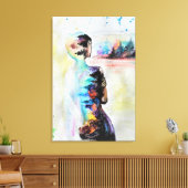 Impression sur toile de réflexion - Peinture corpo (Insitu(Salon))
