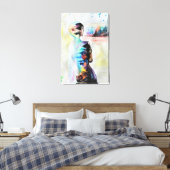 Impression sur toile de réflexion - Peinture corpo (Insitu(Chambre))