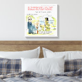 Impression sur toile de Rick London Funny Planet T (Insitu(Chambre))