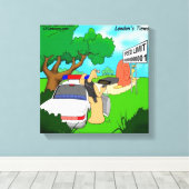 Impression sur toile de Rick London - Policier de (Insitu (Plancher de Bois))