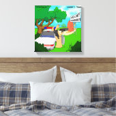 Impression sur toile de Rick London - Policier de (Insitu(Chambre))