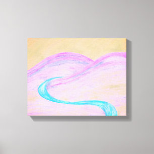 Impression sur toile de rivière