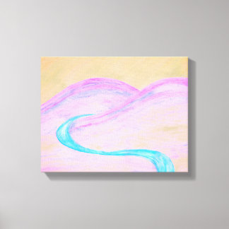 Impression sur toile de rivière
