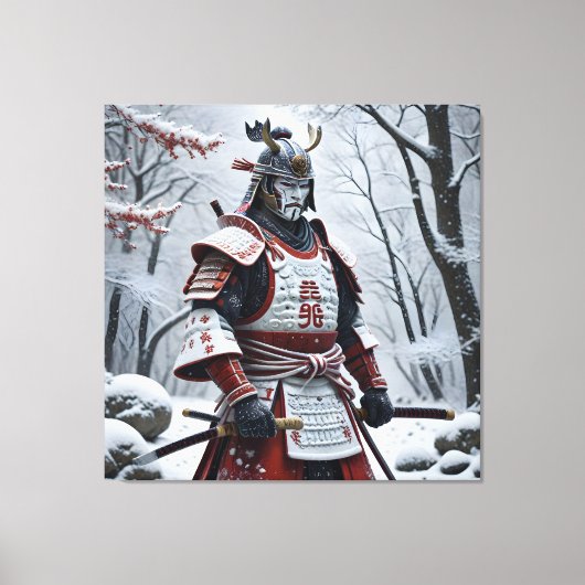 impression sur toile de Samouraï japonais (Recto)