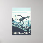Impression sur toile de San Francisco dans le styl (Recto)