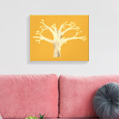 Impression sur toile de silhouette (Insitu(Salon))
