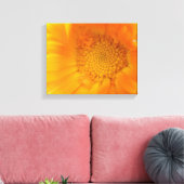 Impression sur toile de souci orange macro (Insitu(Salon))
