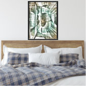 impression sur toile de sous-marin abstrait (Insitu(Chambre))