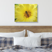 Impression sur toile de syrphe sur souci (Insitu(Chambre))