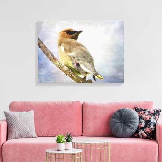 Impression sur toile de toile de cèdre texturée (Insitu(Salon))