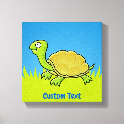 Impression sur toile de tortue de dessin animé (Recto)