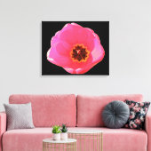 Impression sur toile de tulipe rose (Insitu(Salon))