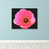 Impression sur toile de tulipe rose (Insitu (Plancher de Bois))