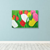 Impression sur toile de tulipes (Insitu (Plancher de Bois))