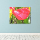 Impression sur toile de Tulipes à franges (Insitu (Plancher de Bois))