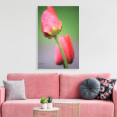 Impression sur toile de tulipes roses (Insitu(Salon))