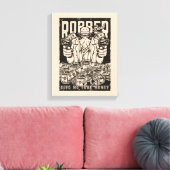 Impression sur toile de voleur de banque (Insitu(Salon))