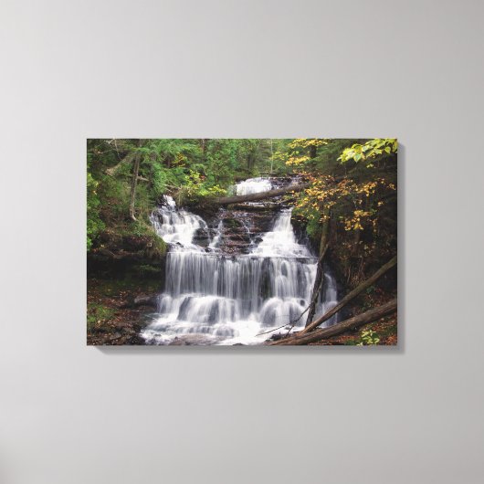 Impression sur toile de Wagner Falls (Recto)