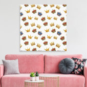 Impression sur toile des Couronnes Royales (Insitu(Salon))
